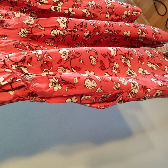 H&M DIVIDED ROMPER with POCKETS Floral print Festival Boho Size 2 - Picture 5 of 7